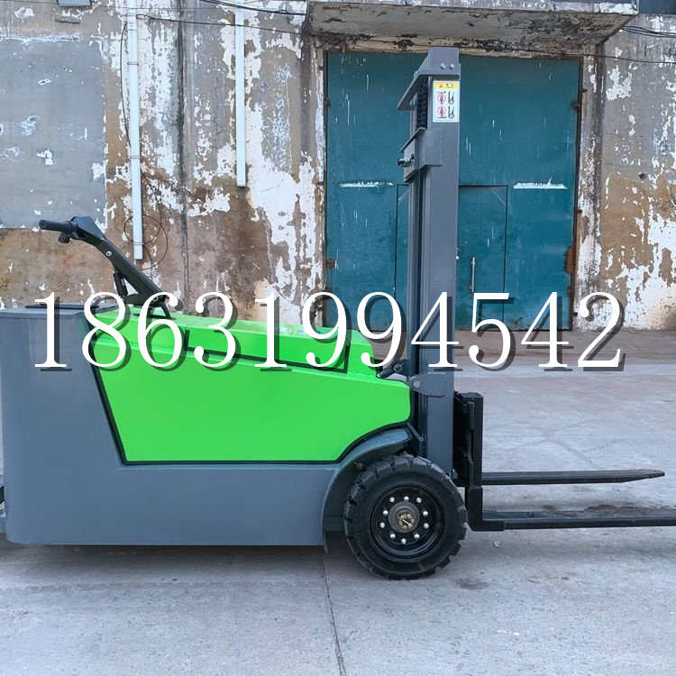 郧西县小型电动叉车1吨2吨步行站驾式电瓶堆高充电装卸车液压升降车铲车
